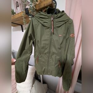 Ragwear Performance Jacket 'Dizzie' in Olive